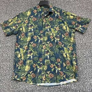 Greg Lutzka Shirt Men Extra Large Hawaiian‎ Grassroots Button Up Short Sleeve XL